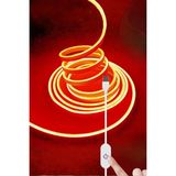 Ema Dükkan 5V USB Neon LED Şerit 5 Metre Turuncu | Silikonlu Su Geçirmez Esnek Aydınlatma
