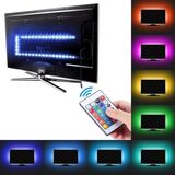 Ema Dükkan Tv Arkası 5V Rgb Şerit LED 1 Metre | Monitör Arkası Kumandalı 5V Rgb Şerit LED | Iç Mekan Rgb LED Işıldak | 5V Rgb LED Şerit Iç Mekan