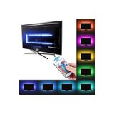 Ema Dükkan Tv Monitör Arkası 5 Metre Kumandalı 3 Çipli Rgb Şerit Led Iç Mekan Led Animasyonlu Rgb Şerit Led