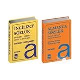 Ema Kitap Ema Almanca-Türkçe ve İngilizce-Türkçe Sözlük Seti 2 Kitap Normal Boy 2022 Basım