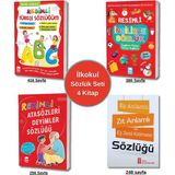 Ema Kitap Resimli Türkçe Ingilizce ve Atasözleri Deyimler Sözlükleri -4 Kitap Tdk Uyumlu