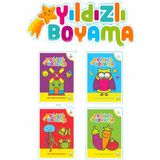 Ema Kitap Yıldız Boyama 4 Lü Set 3 - 5 Yaş İçin Eğlenceli Boyama Kitapları