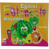 Ema Ofis Eğitici Eğlenceli Yiyecekler/emaçocuk Boyama Kitabı