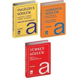Ema Yayınları Türkçe Sözlük - Almanca Sözlük - İngilizce Sözlük 3’lü Set