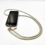 emabell collection Pearly Akıllı Cep Telefonu Askısı Zincir Charm Kordon Çapraz Omuz Boyun Askısı