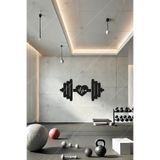 Emach Dizayn Dambıl fitness salonu Duvar Dekoru Dumbell Spor Salonu Dekoru