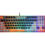 Emachines EAK216 Oyuncu Klavyesi Tkl Klavye Rainbow Aydınlatmalı Membran Gaming Klavye Q Siyah