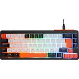 Emachines EAK810 Oyuncu Klavyesi Rainbow Aydınlatma Mini Klavye Türkçe Q Gaming Klavye - Siyah