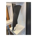 Emaks Suit Sert Plastik Ayak 23 Cm Füme+Krom Renk Koltuk Ayağı Tv Ünite Modern Mobilya Dolap Komidin