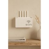 Emal Home Dekoratif Pleksi Wifi Modem Kutusu - Şık Kablo Gizleyici ve Modern İnternet Kutusu Düzenleyici