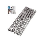 emalzeme sds matkap ucu seti 6mm 7mm 8mm 9mm 10mm 11mm12mm 7li kırıcı delici hilti uç seti
