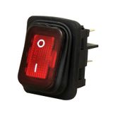 Emas A54B1K11 2NA 30x22 mm Siyah Gövdeli Terminalli Işıklı Switch