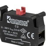 Emas C2 Stop 1 Nc Butonluk