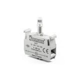 Emas CB7 12-30V AC/DC Ledli Mavi Sinyal Blok Butonu