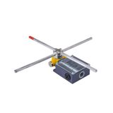 Emas CSM103 360 Derece Tam Tur Dönüşlü 300 mm Çatal Switch