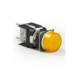 Emas D080YXS 16 mm Sarı D Tipi Led Yuvarlak Sinyal Lambası
