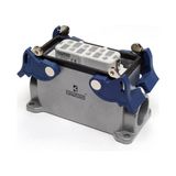 Emas EBM606PD14 6 Kontaklı 35 A PG21 Metal Seri Duvar Prizi