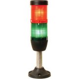 Emas IK52F220XM03 K Serisi Iki Katlı 220V Ac Flaşör 100MM Borulu Plastik Ayaklı LED Kolon 50MM