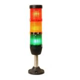 Emas IK53F220XM03 K Serisi Üç Katlı 220V Ac Flaşör 100MM Borulu Plastik Ayaklı LED Kolon 50MM
