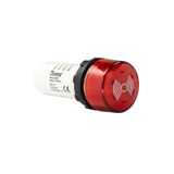 Emas MBZS024S Kırmızı Mb Serisi Monoblok Buzzer Sinyal Tipi