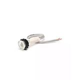 Emas S100LB1 12V AC/DC 10mm 12cm Beyaz Ledli Kablolu Sinyal Lambası
