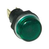 Emas S140NY2 24V DC 14mm Yeşil Ampul Sinyal Lambası