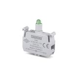 Emas Yedek Led'li 12-30V Ac/dc Yeşil Sinyal Blok - yok