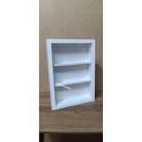 EMASS araba rafı,Raflı çerçeve, minyatür oyuncak rafı 35x25 pleksi cam Raf araları 10 cm dir