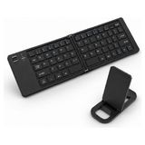 Ematcrt Bluetooth Katlanabilir Klavye Usb-C Şarjlı 3 Cihaz Bağlantılı Taşınabilir Klavye - Lisinya
