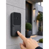 Ematcrt Mey Ithalat® Wi-Fi Bağlantılı Akıllı Kapı Zili Telefon Kontrollü Hd Güvenlik Sistemi