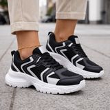 Emax Kalın Tabanlı Kadın Spor Ayakkabı – Günlük Rahat Sneaker