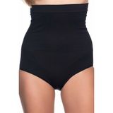 Emay 2008 Seamless Yüksek Bel Slip Siyah Kadın Korse