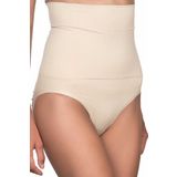 Emay 2009 Dikişsiz Yüksek Bel Double Slip Siyah Kadın Korse