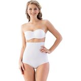 Emay 2813 Lazer Kesim Beyaz Kadın Slip Korse