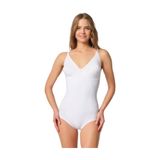 Emay 2821 Balenli Double Beyaz Kadın Body Korse