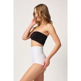 Emay 2842 Lazer Dantelli Beyaz Kadın Slip Korse