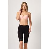 Emay 3004 Dikişsiz Soft Paçalı Dantelli Beyaz Kadın Boxer Külot
