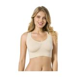 Emay 4001 Kadın Seamless Sporcu Büstiyer, Bej, M