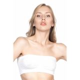 Emay 4002 Straplez Büstiyer Beyaz, Beyaz, S