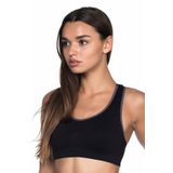 Emay 4024 Gri Double Sporcu Sütyen Korse