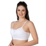 Emay Beyaz Mı 1423 Modal Cotton Kaplı Büstiyer, Beyaz, S