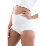 Emay Beyaz Mı 2810 Cotton Hamile Külot Korse, Beyaz, L