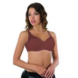 Emay Bordo 167 B Tül Push Up Toparlayıcı Sütyen, Bordo,