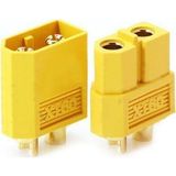 Emay Center Xt-60 Batarya Konnektör Dişi Erkek Çift Plug 60A Li-Po Pil Uyumlu