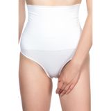 Emay Double Yüksek Bel Çıtçıtlı Slip Korse, Bej, L