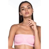 Emay Kadın Neon Pembe Seamless Straplez Büstiyer Sütyen MI16SBU00001, NEON PEMBE, M