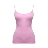 Emay Kadın Pembe Toparlayıcı Ripli İp Askılı Atlet 5011, Pembe, M