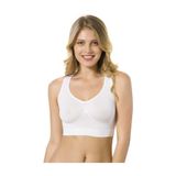 Emay Kadın Seamless Sporcu Büstiyer Yeni Sezon, Beyaz, 2XL