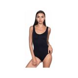 Emay Kadın Siyah Çıtçıtlı Toparlayıcı Body, Siyah, 3XL
