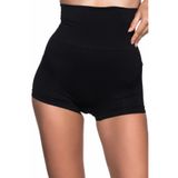 Emay Kadın Siyah Toparlayıcı Double Boxer Korse Yeni Sezon, Siyah, M